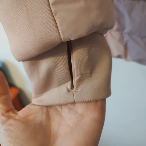 Michael Kors Faux Fur Trim Hooded Puffer Coat Blush Pink NWT Size Medium - Picture 10 of 10